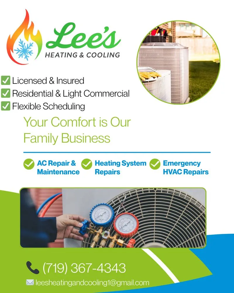 Slide of Lee’s Heating & Cooling