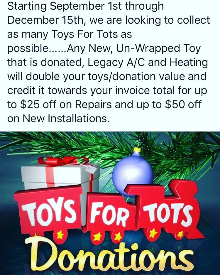 Slide of Legacy A/C & Heating