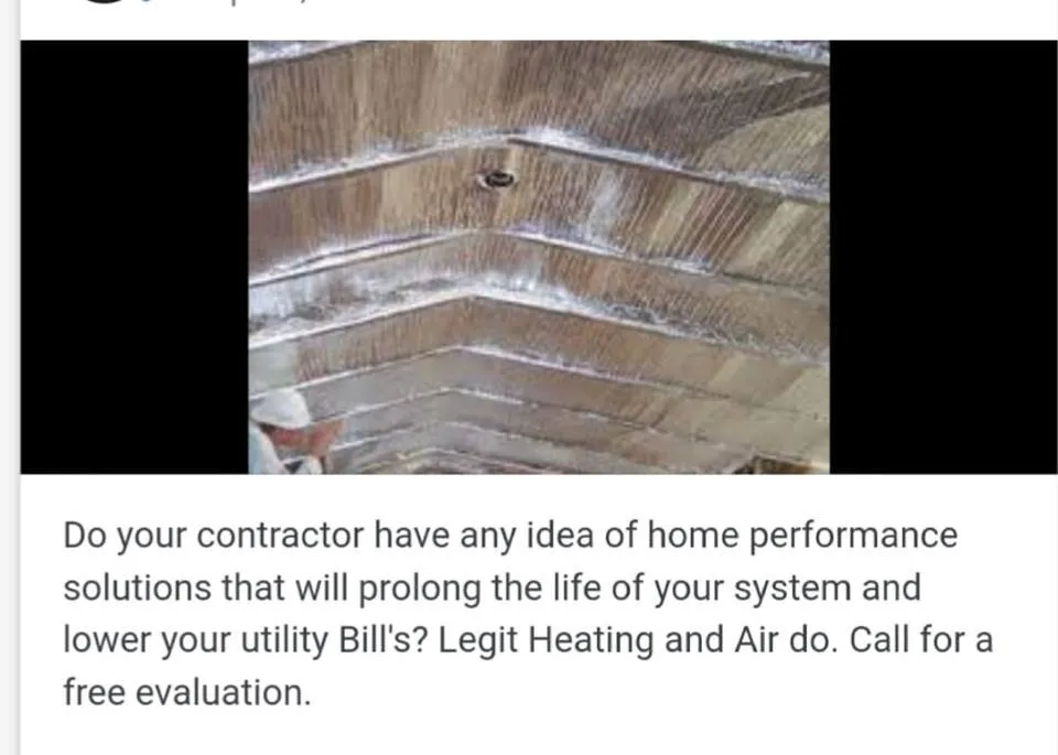 Slide of Legit Heating and Air