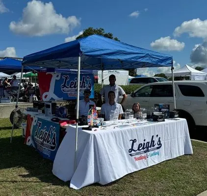 Leigh's Heating & Cooling Logo