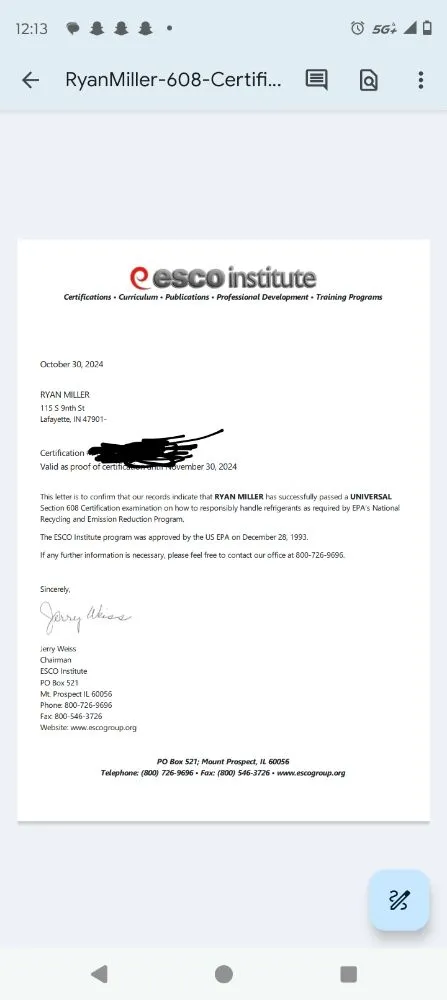 Slide of Leroy's Heating Ventilation AC And Refrigeration