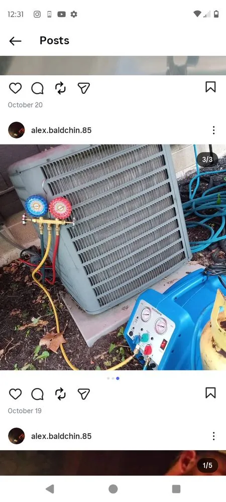 Slide of Leroy's HVACR