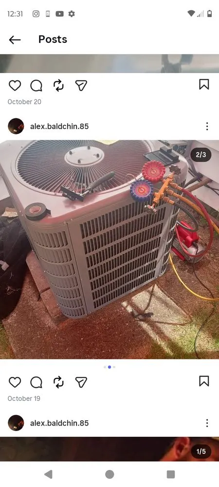 Slide of Leroy's HVACR