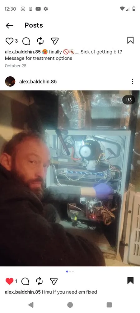 Slide of Leroy's HVACR