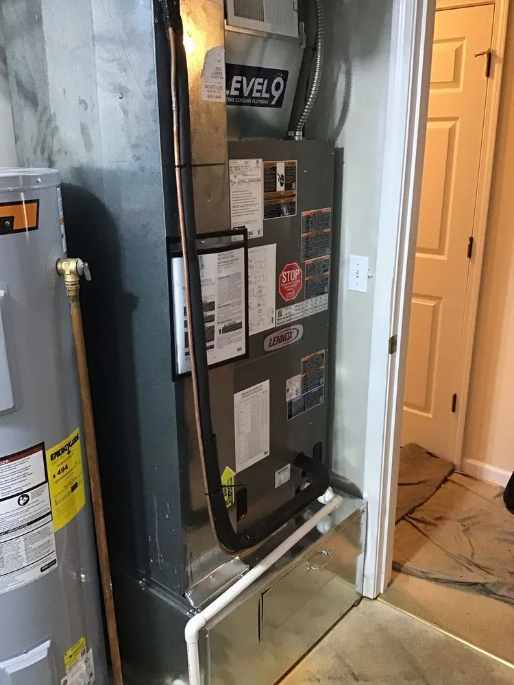 Slide of Level 9 Heating, Cooling, and Plumbing