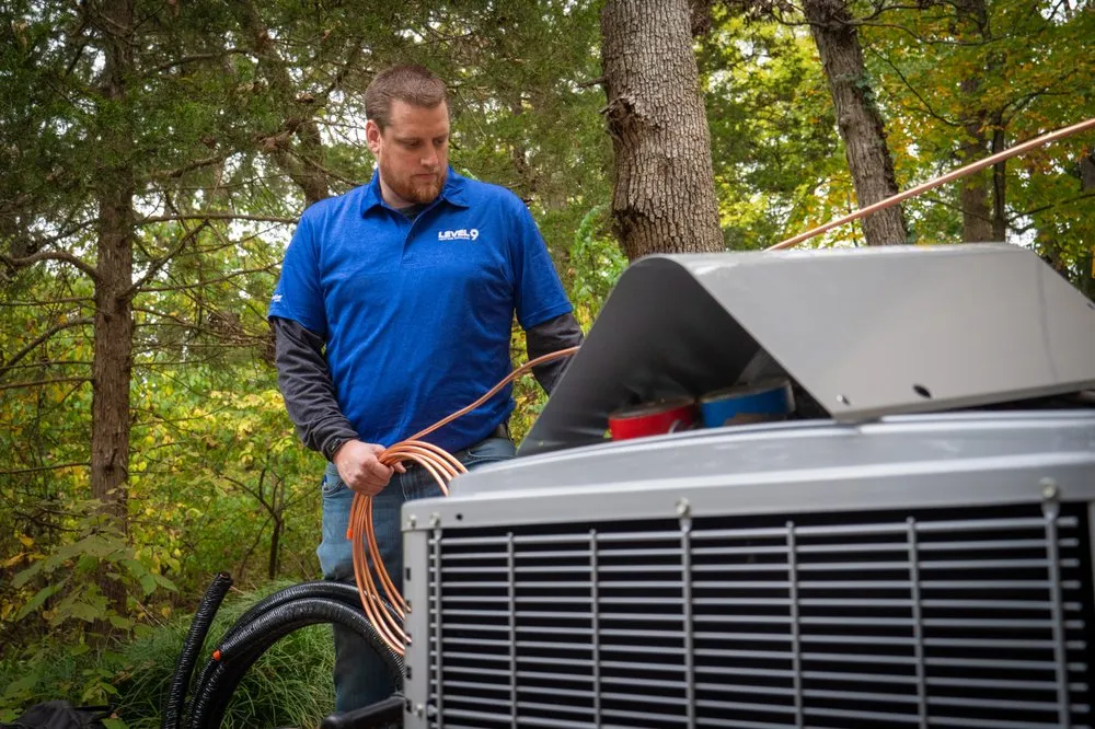 Slide of Level 9 Heating, Cooling, and Plumbing