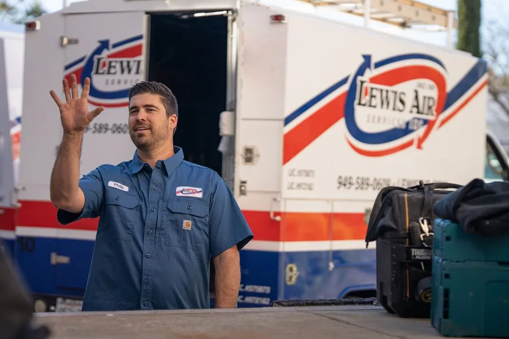 Slide of Lewis Air Services