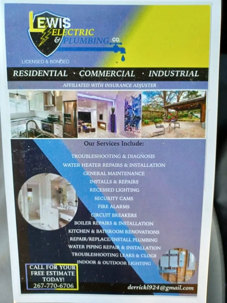 Slide of Lewis Electric And Plumbing