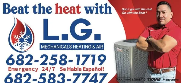LG Mechanicals heating & Air Logo