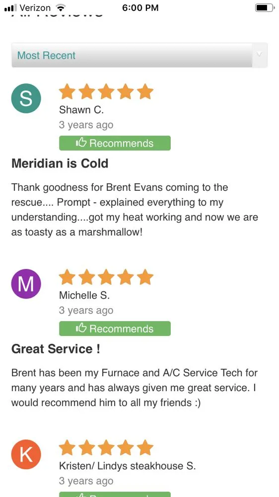 Slide of Liberty Heat and Air