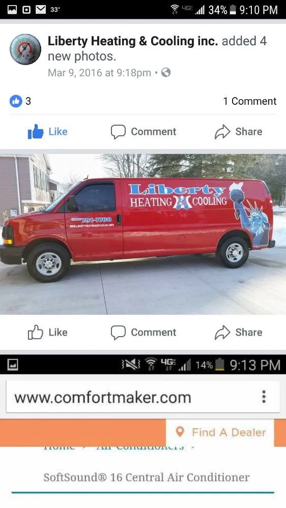 Slide of Liberty Heating & Cooling