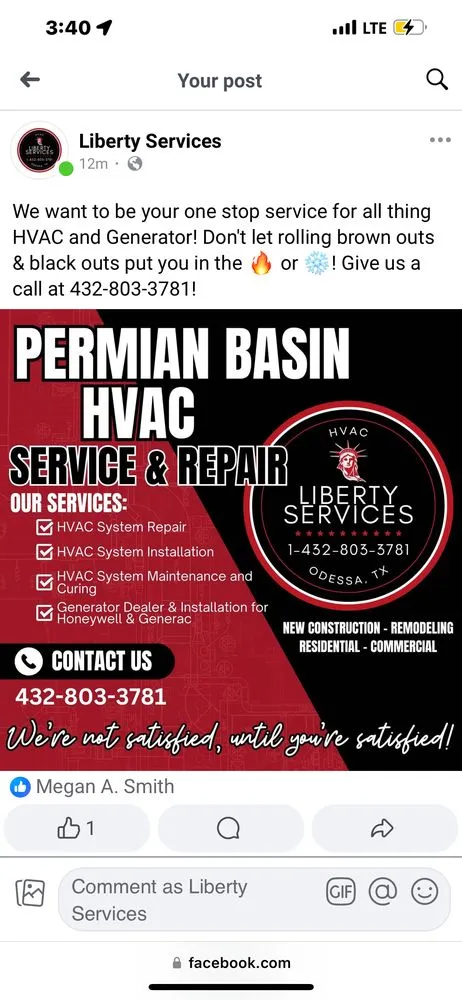 Slide of Liberty Services