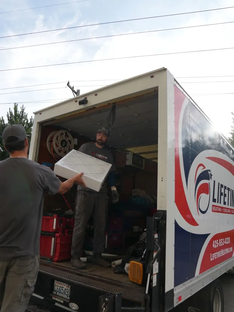 Slide of Lifetime Heating, Cooling, Plumbing and Electric