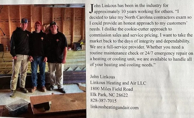 Reliable heating repair experts serving Elk Park, NC - Linkous heating and air