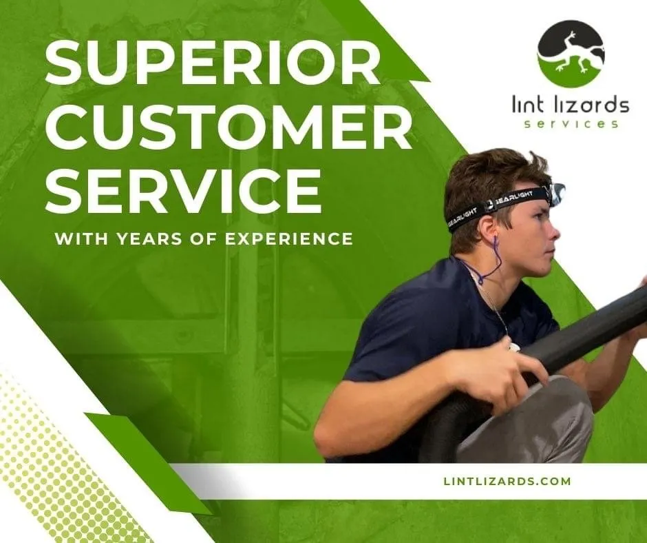 Slide of Lint Lizards Services