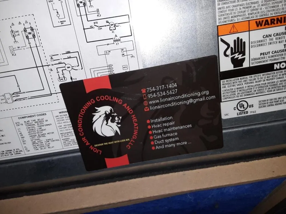 Slide of Lion Air Conditioning Cooling and Heating
