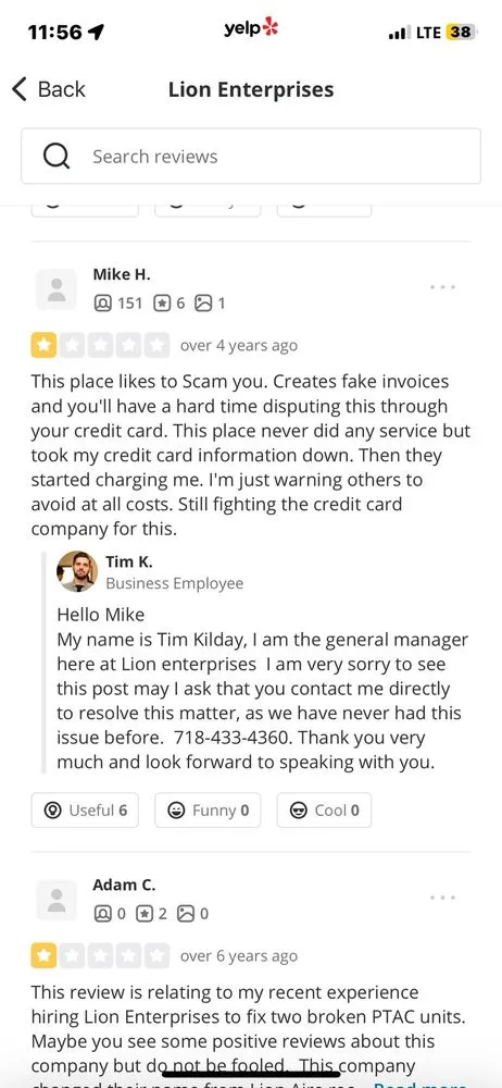 Slide of Lion Enterprises