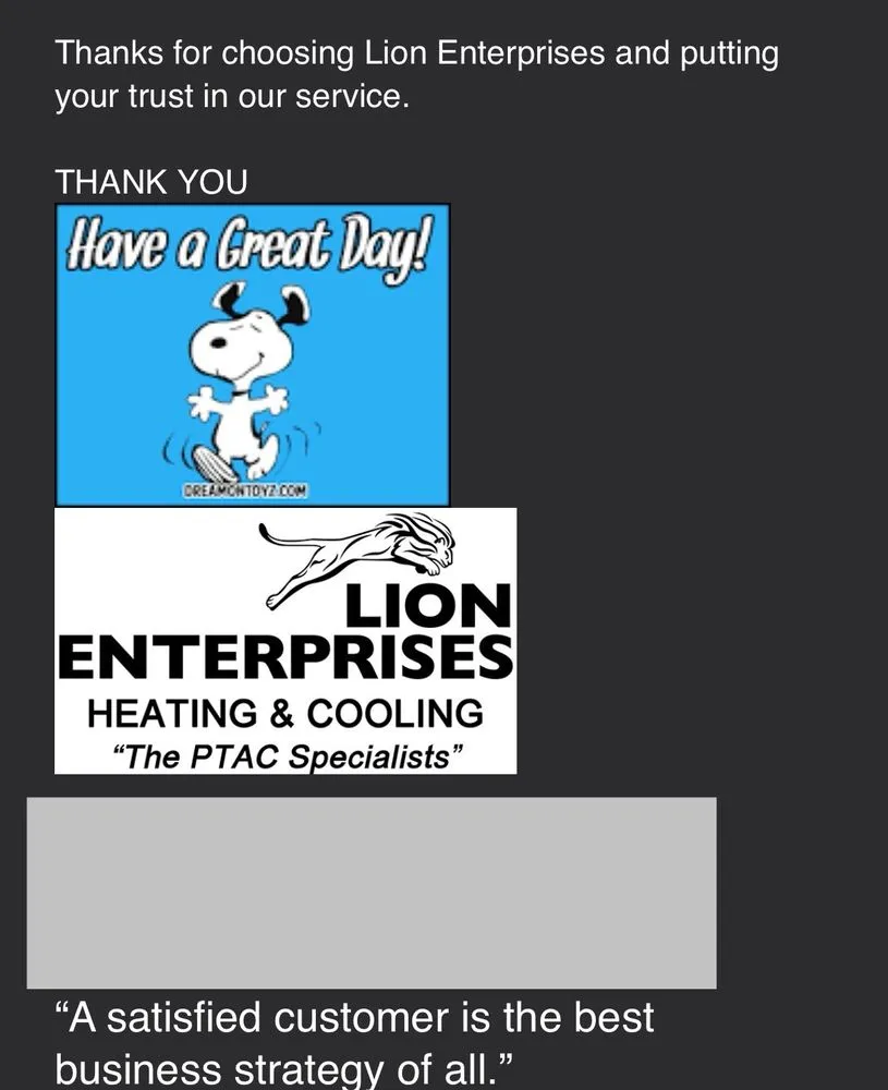 Slide of Lion Enterprises