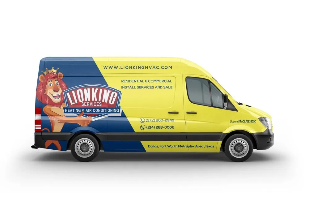 Slide of Lion King HVAC