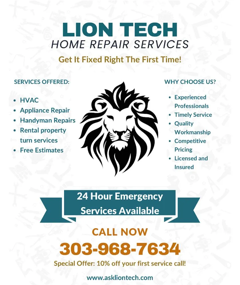 Slide of Lion Tech Home Services