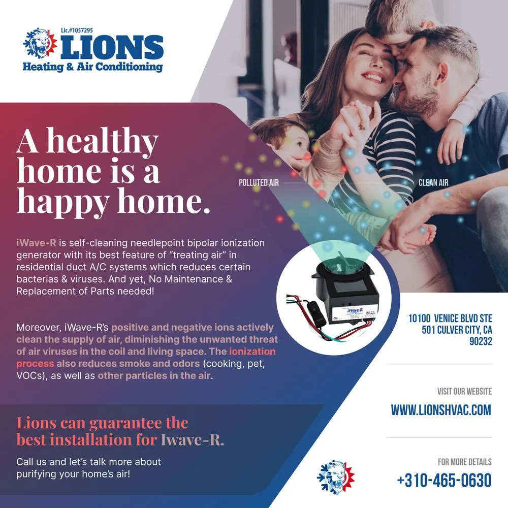 Slide of Lions Heating & Air Conditioning