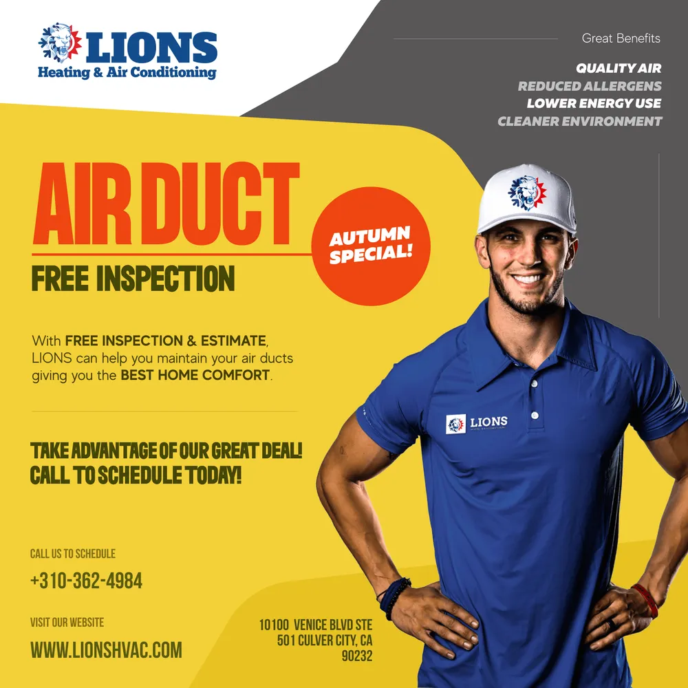 Slide of Lions Heating & Air Conditioning