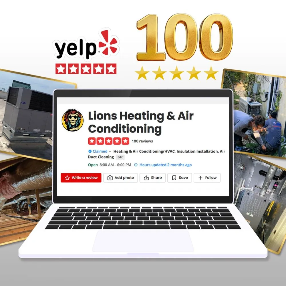 Slide of Lions Heating & Air Conditioning