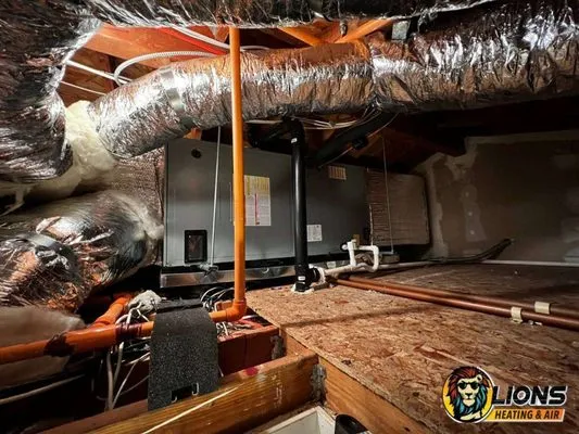 Lions Heating & Air Conditioning Logo