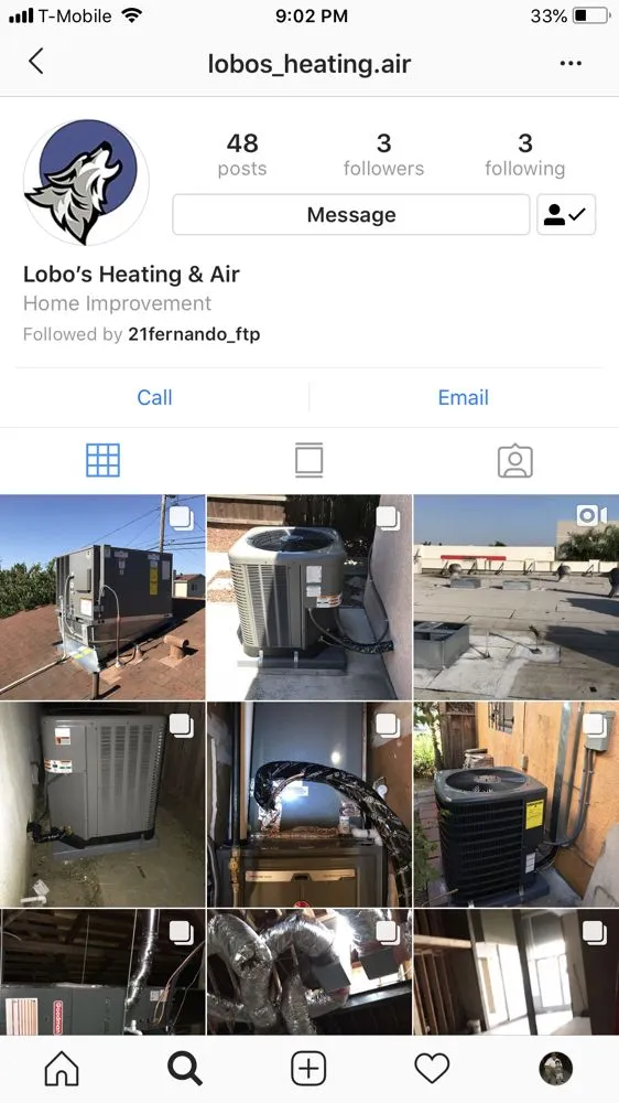 Slide of Lobo's Heating & Air