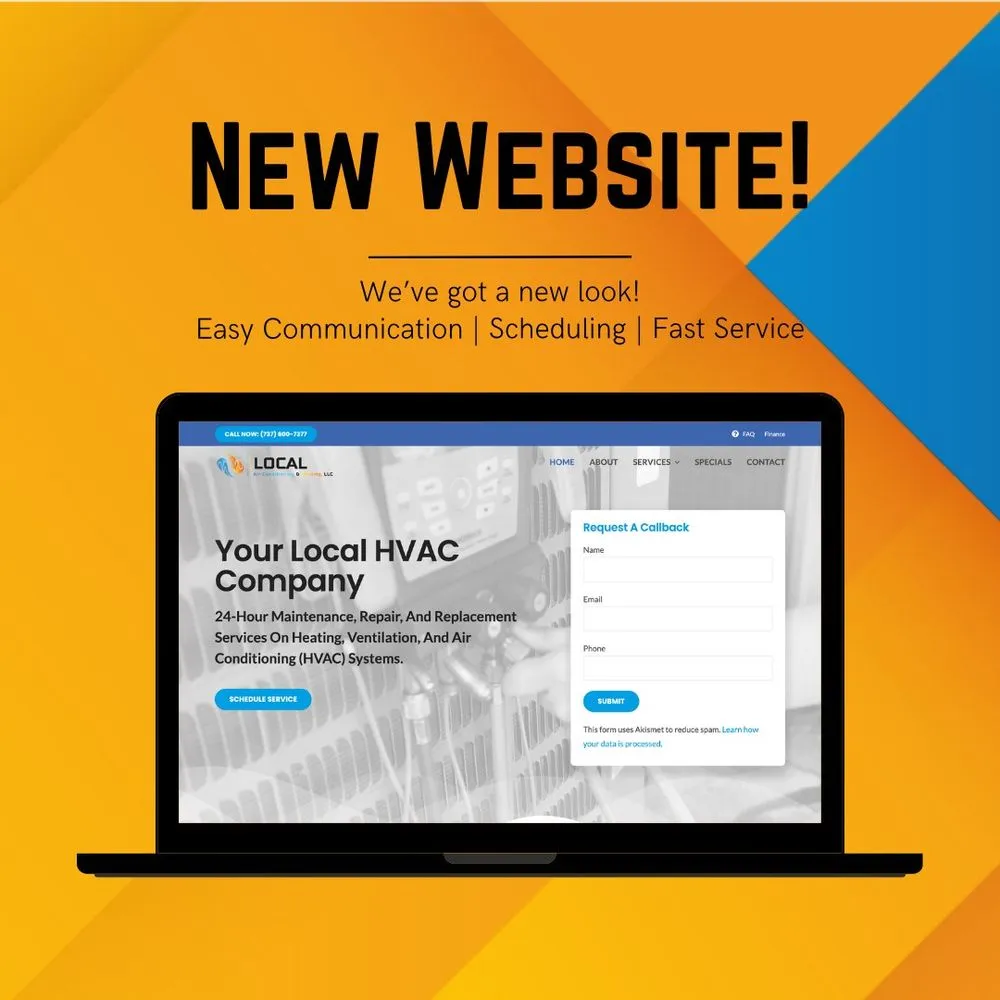 Slide of Local Air Conditioning & Heating