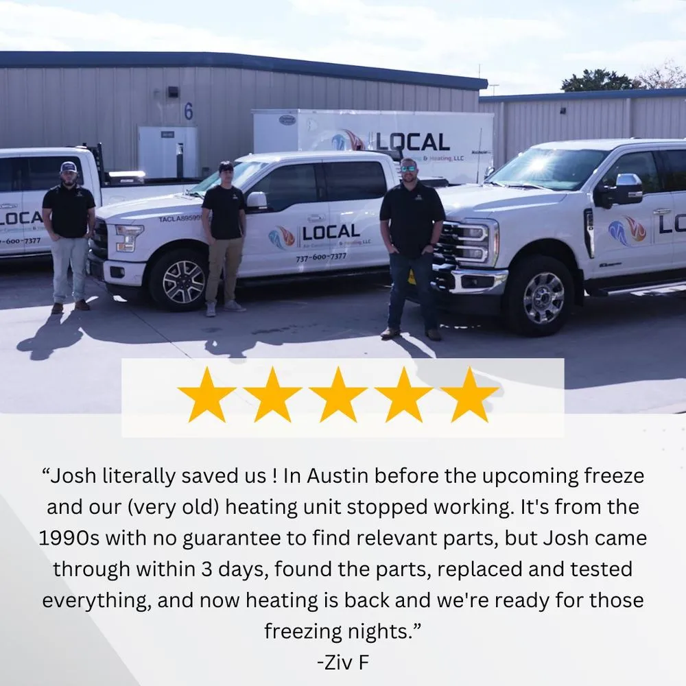 Slide of Local Air Conditioning & Heating