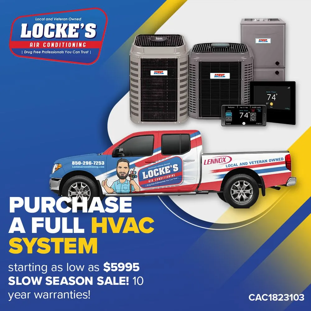 Slide of Locke's Air Conditioning