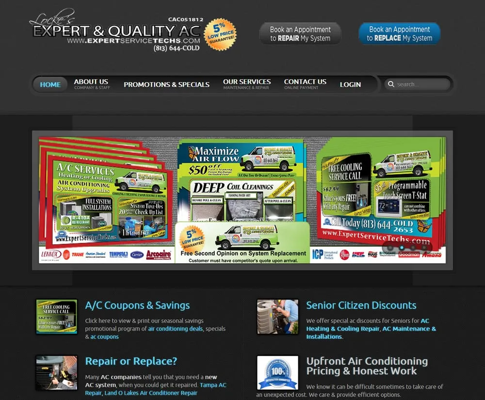 Slide of Locke's Expert & Quality Air Conditioning