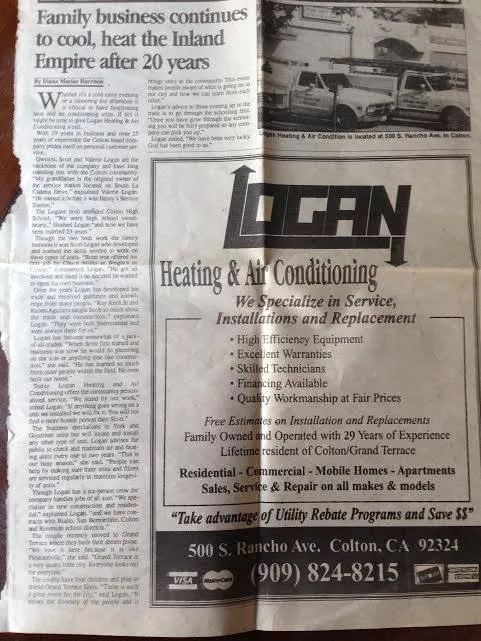 Slide of Logan Heating & Air Conditioning