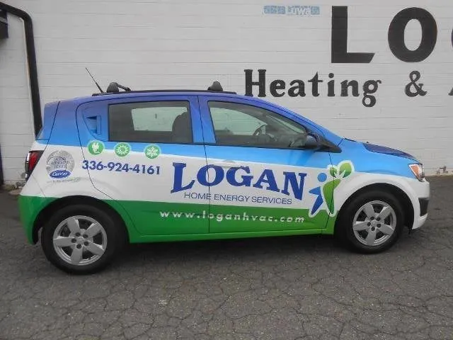 Slide of Logan Heating and Cooling