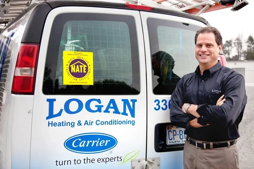 Slide of Logan Heating and Cooling