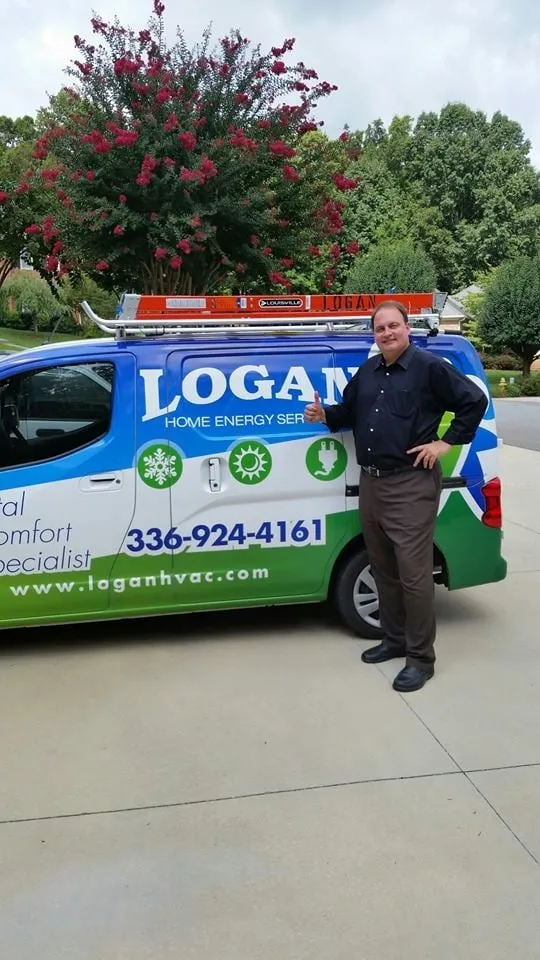 Slide of Logan Heating and Cooling