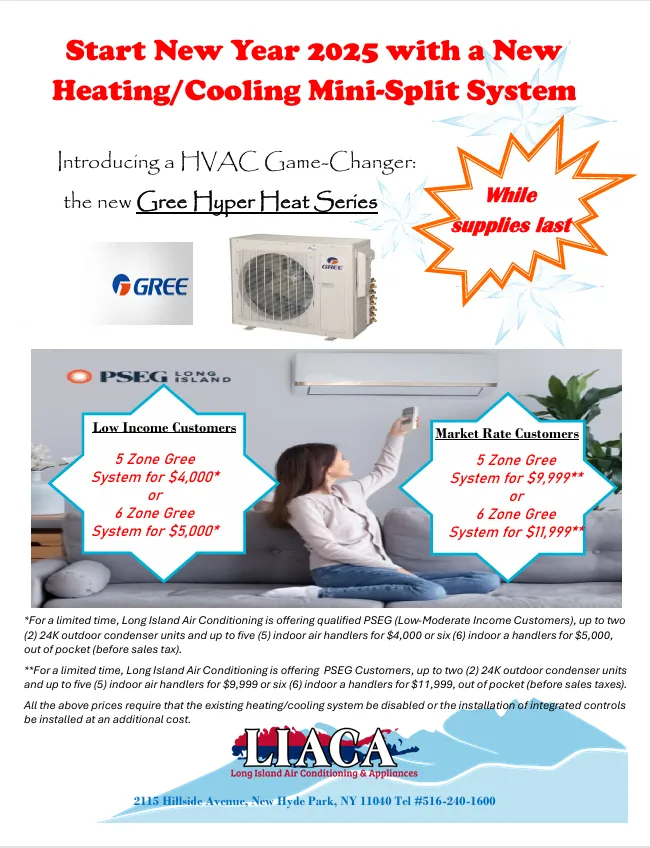 Slide of Long Island Air Conditioning and Appliances