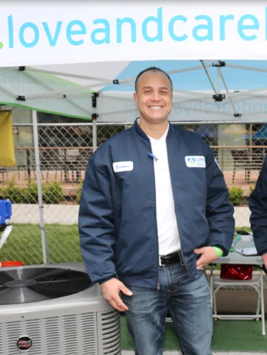 Slide of Love and Care Heating and Air