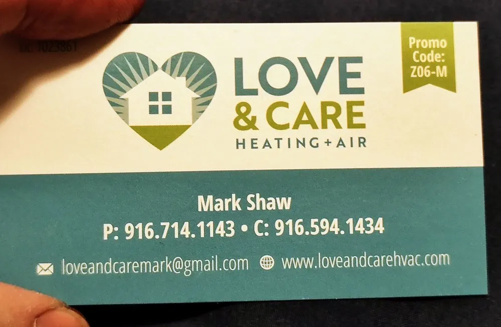 Slide of Love and Care Heating and Air