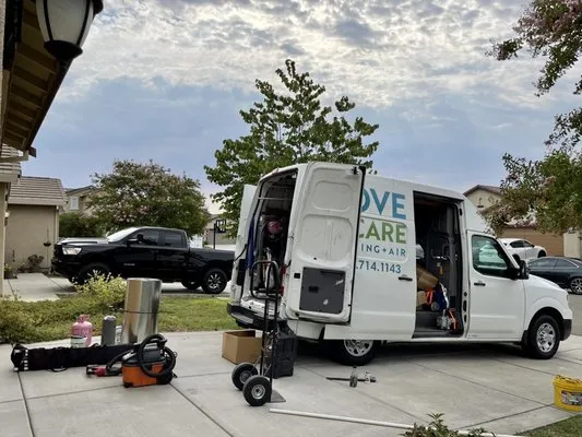 Love and Care Heating and Air Logo