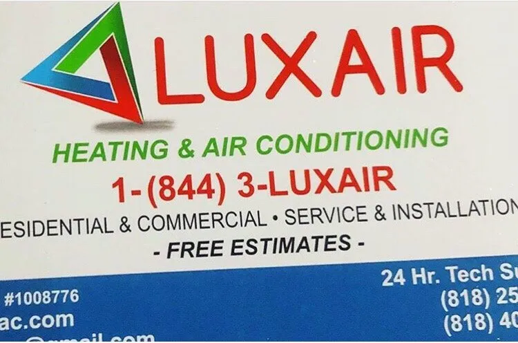 Slide of LuxAir Heating and Air Conditioning