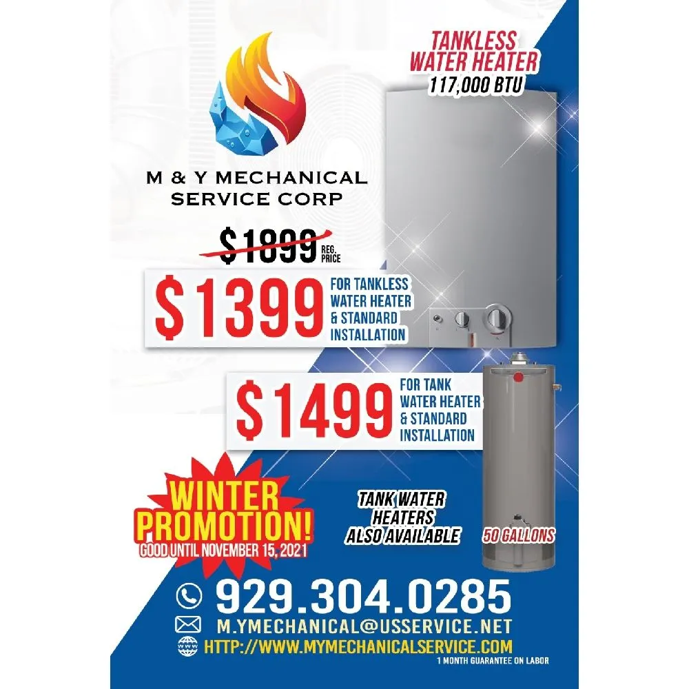 Slide of M & Y Mechanical Service corp