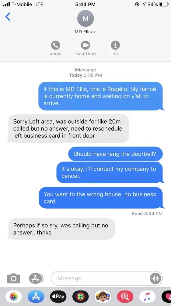 Slide of M D Ellis Refrigeration