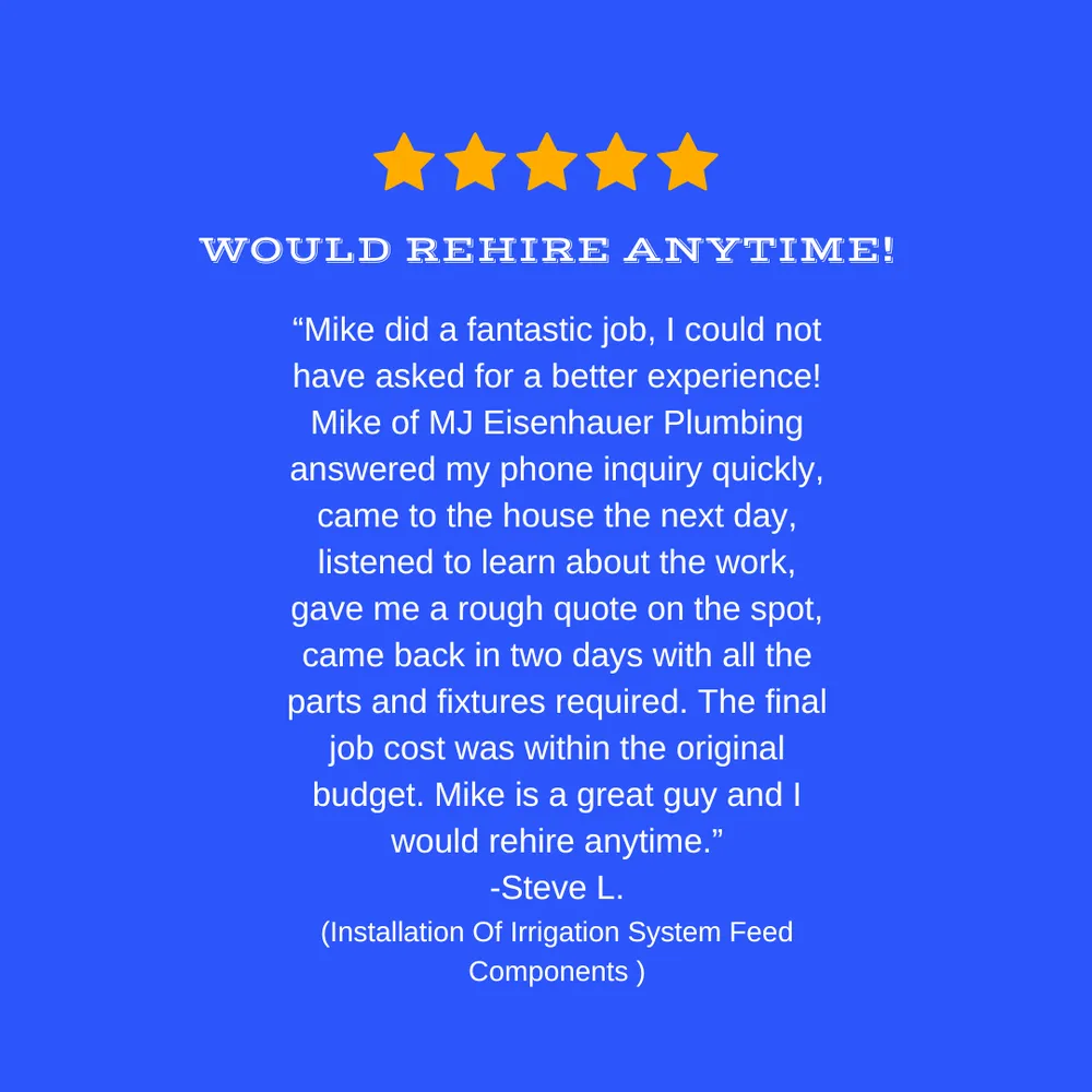 Slide of M J Eisenhauer Plumbing