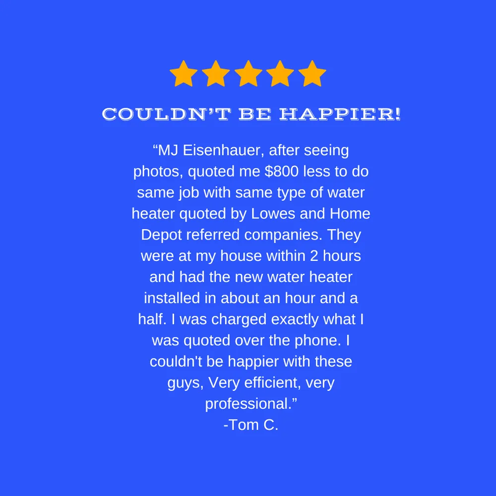 Slide of M J Eisenhauer Plumbing