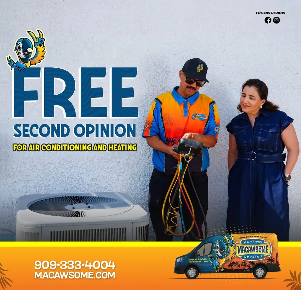 Slide of Macawsome Heating & Cooling