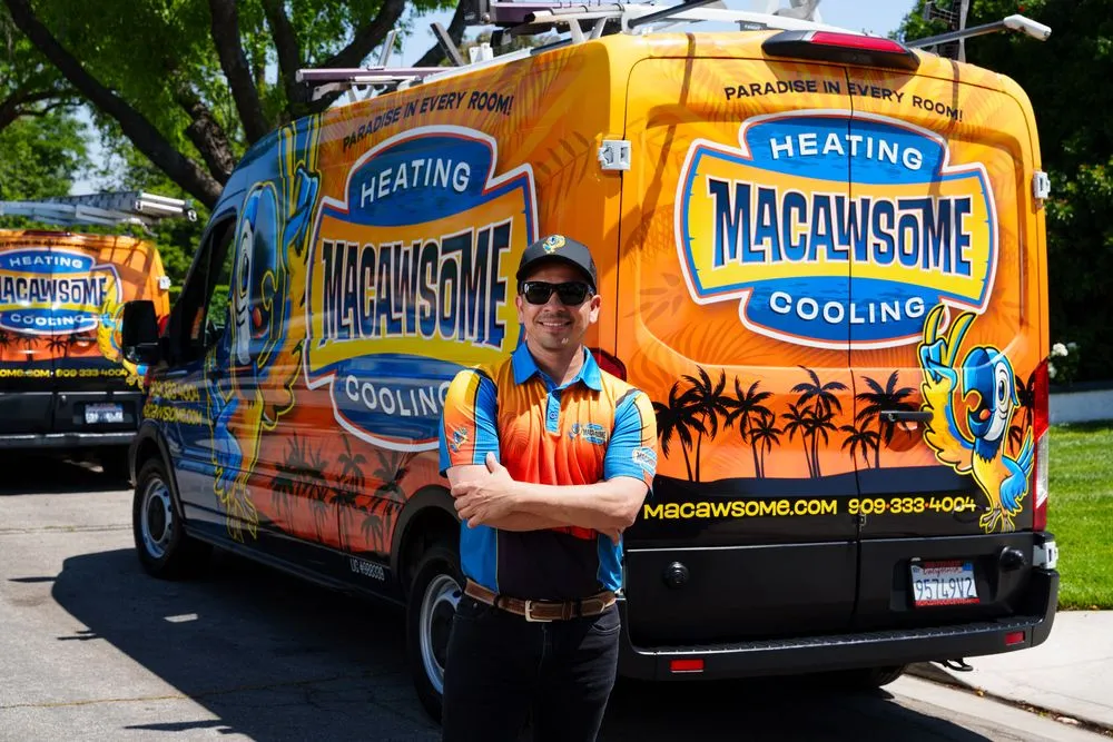 Slide of Macawsome Heating & Cooling