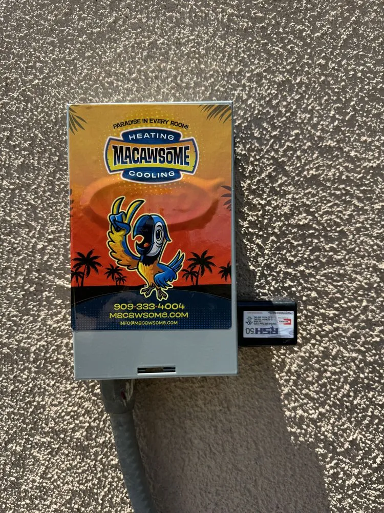 Slide of Macawsome Heating & Cooling