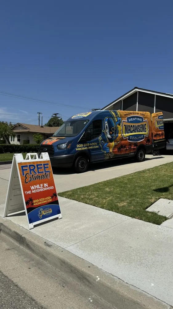 Slide of Macawsome Heating & Cooling